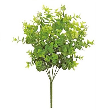 Seeding Eucalyptus Bush GR/GR - Greenery & Floral - seeding eucalyptus plastic bush stem